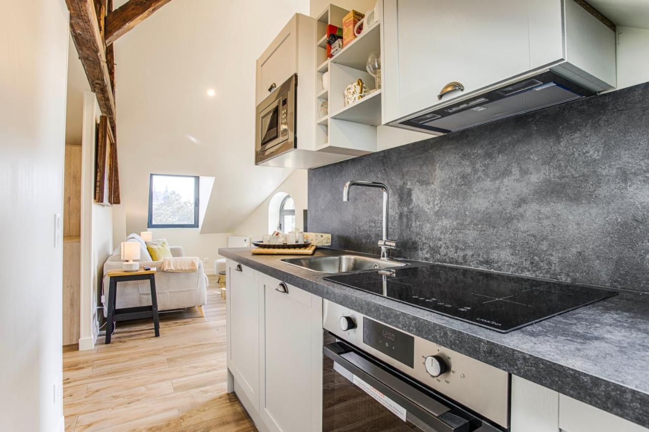 Beau L.O.F.T. Sous Les Toits - Vue Sur Mer 2 A 4 Personnes - Residence La Vague Houlgate Bagian luar foto