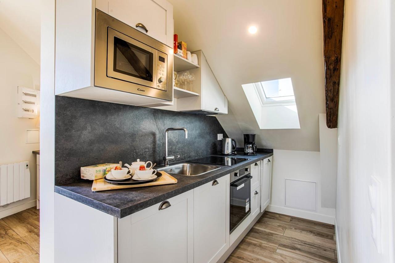 Beau L.O.F.T. Sous Les Toits - Vue Sur Mer 2 A 4 Personnes - Residence La Vague Houlgate Bagian luar foto